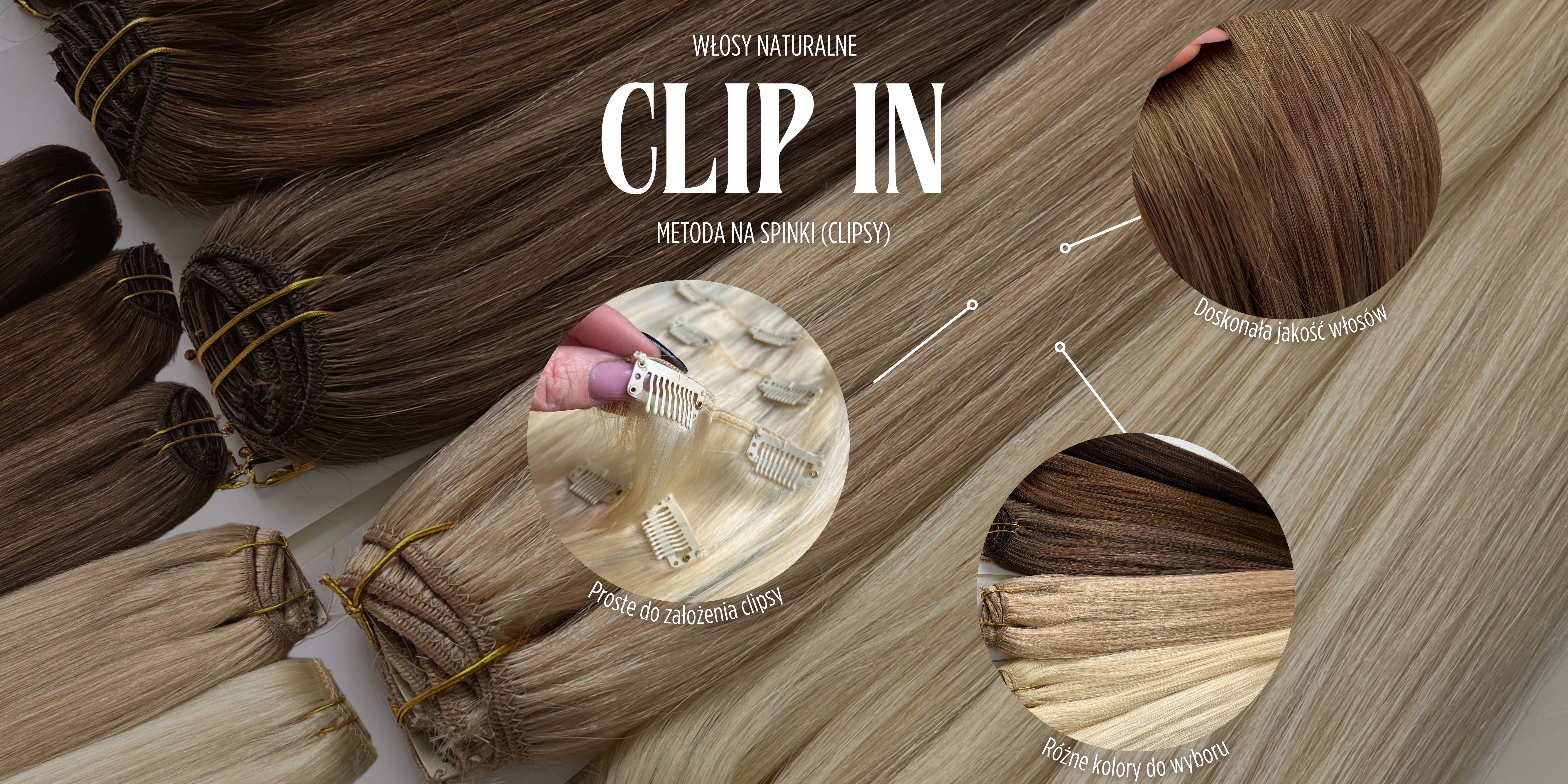 CLIP IN NATURALNE CLIP IN NATURALNE